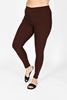 Picture of BROWN COTTON LEGGING HIGH WAISTED